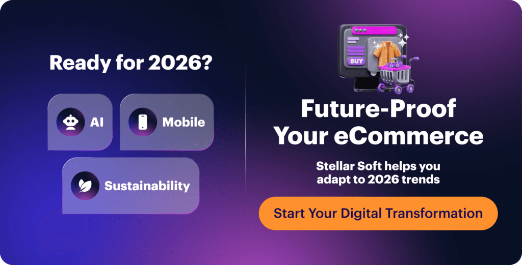 Ready for 2026? Future-proof your eCommerce with AI, mobile, and sustainability.